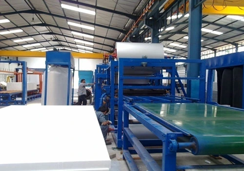 Z - Lock EPS and Rock Wool Sandwich Roof and Wall Panel Machine Production Line